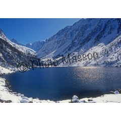 Lac de Gaube en hiver